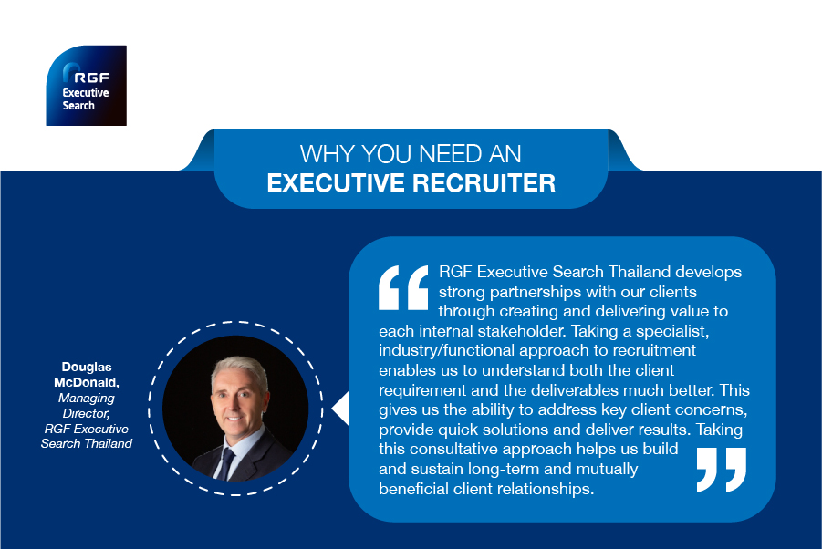 Why you need an executive recruiter infographic by RGF